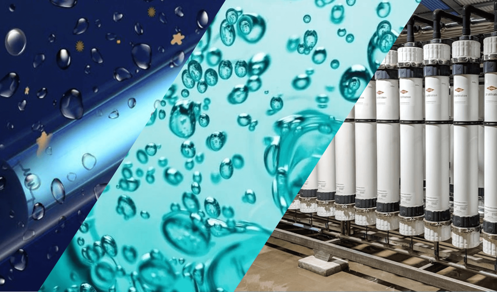 A Comparison between UV Water Treatment, Hydrogel Water Purification and Ultrafiltration