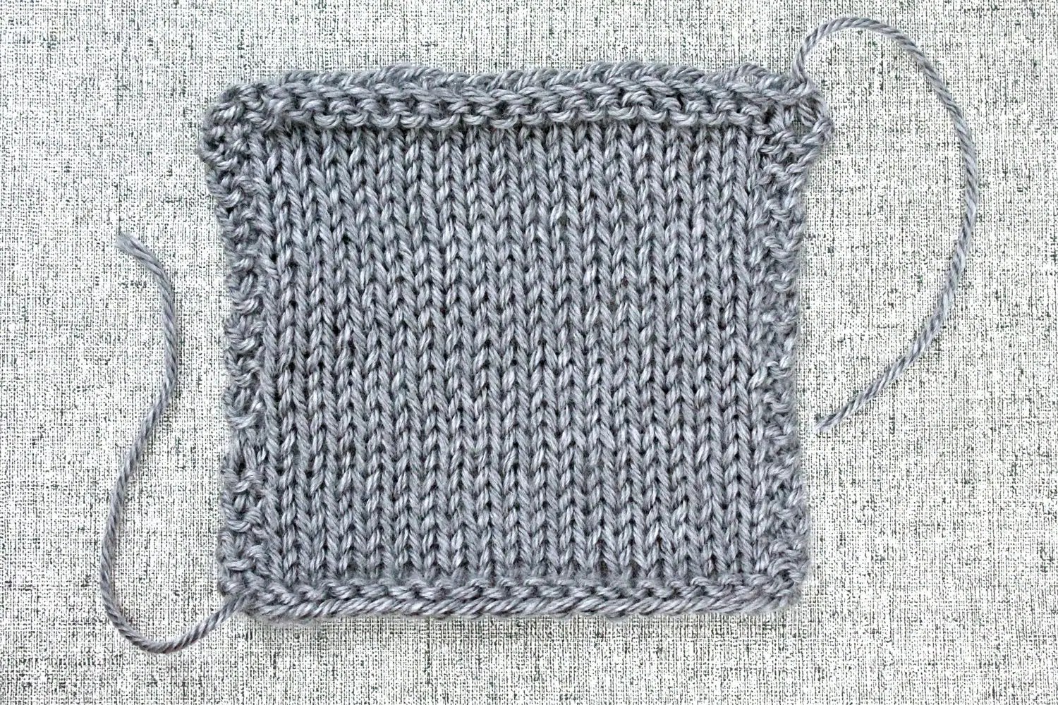 Knitting Gauge, Why and how to check gauge, lesson from