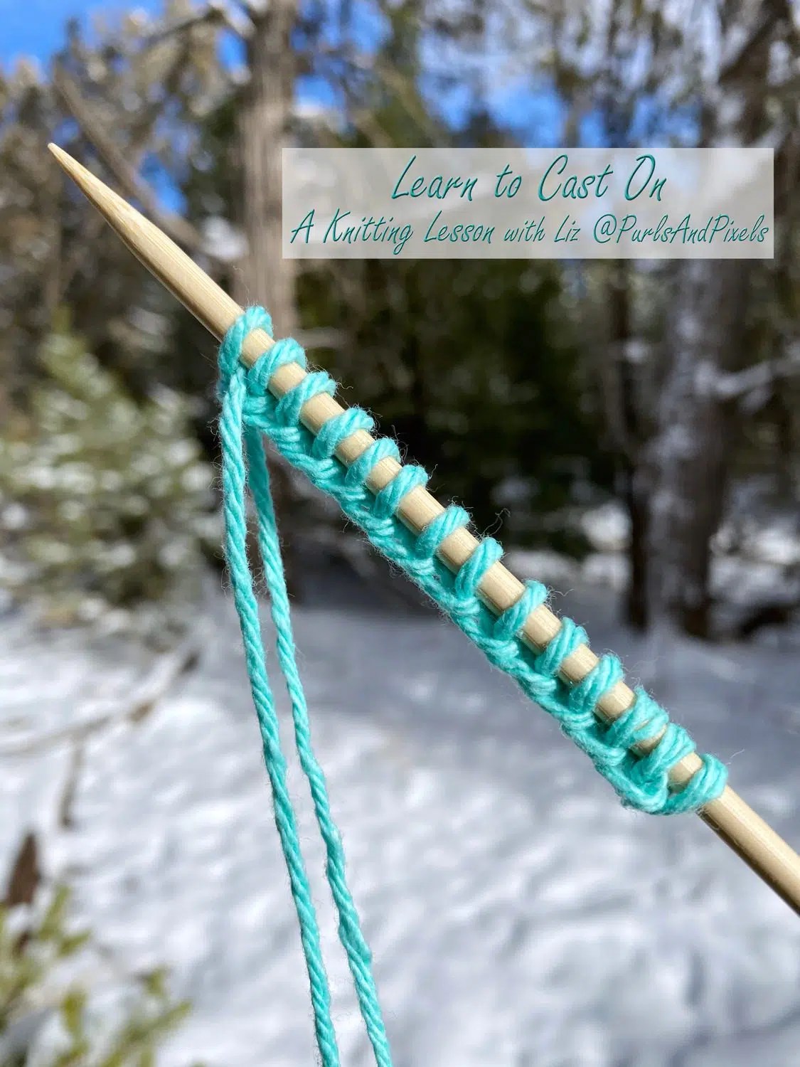 How to Cast On Knitting Stitches, Learn to knit guide from PurlsAndPixels