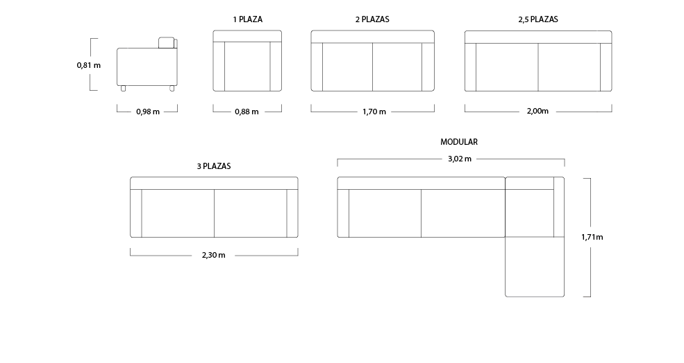 MODULAR LOFT Puro Cuero