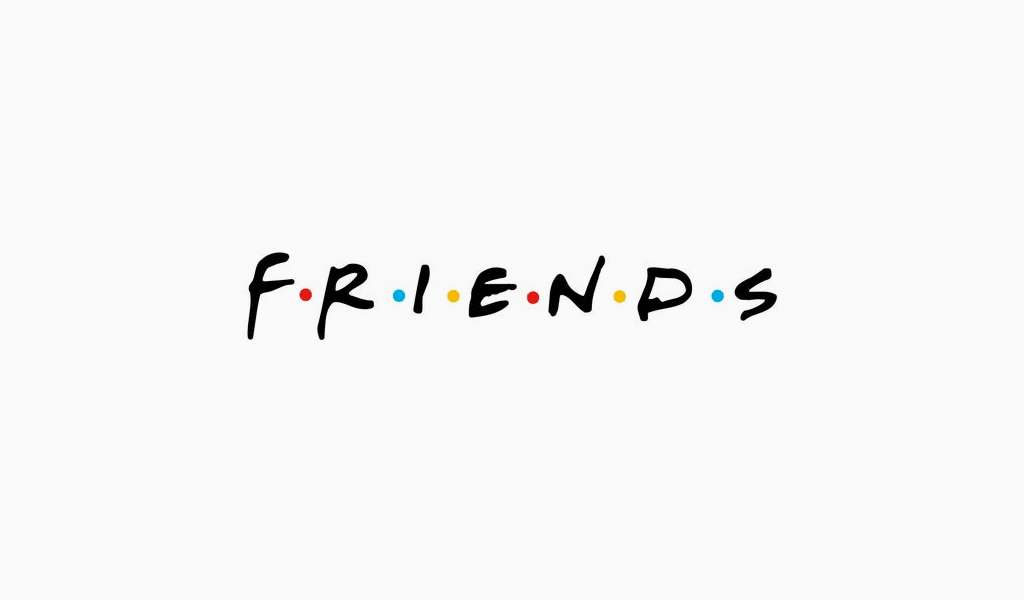 Vuelve Friends sumá como fuente la tipografía para celebrar The