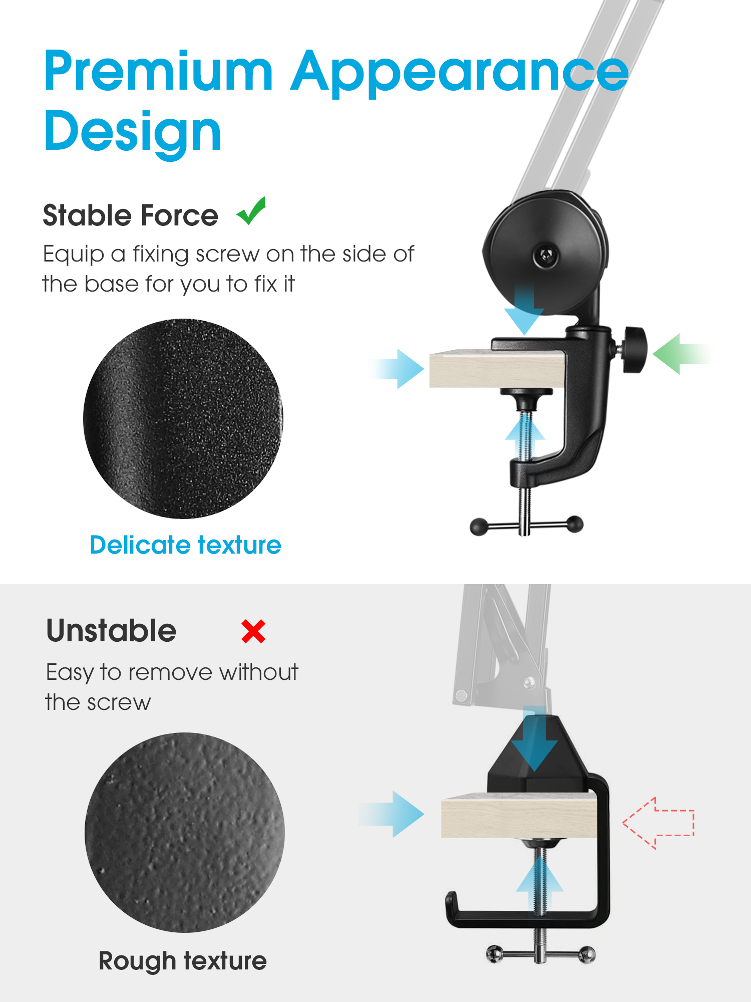 MAS28 Adjustable Microphone Arm Stand Puroma