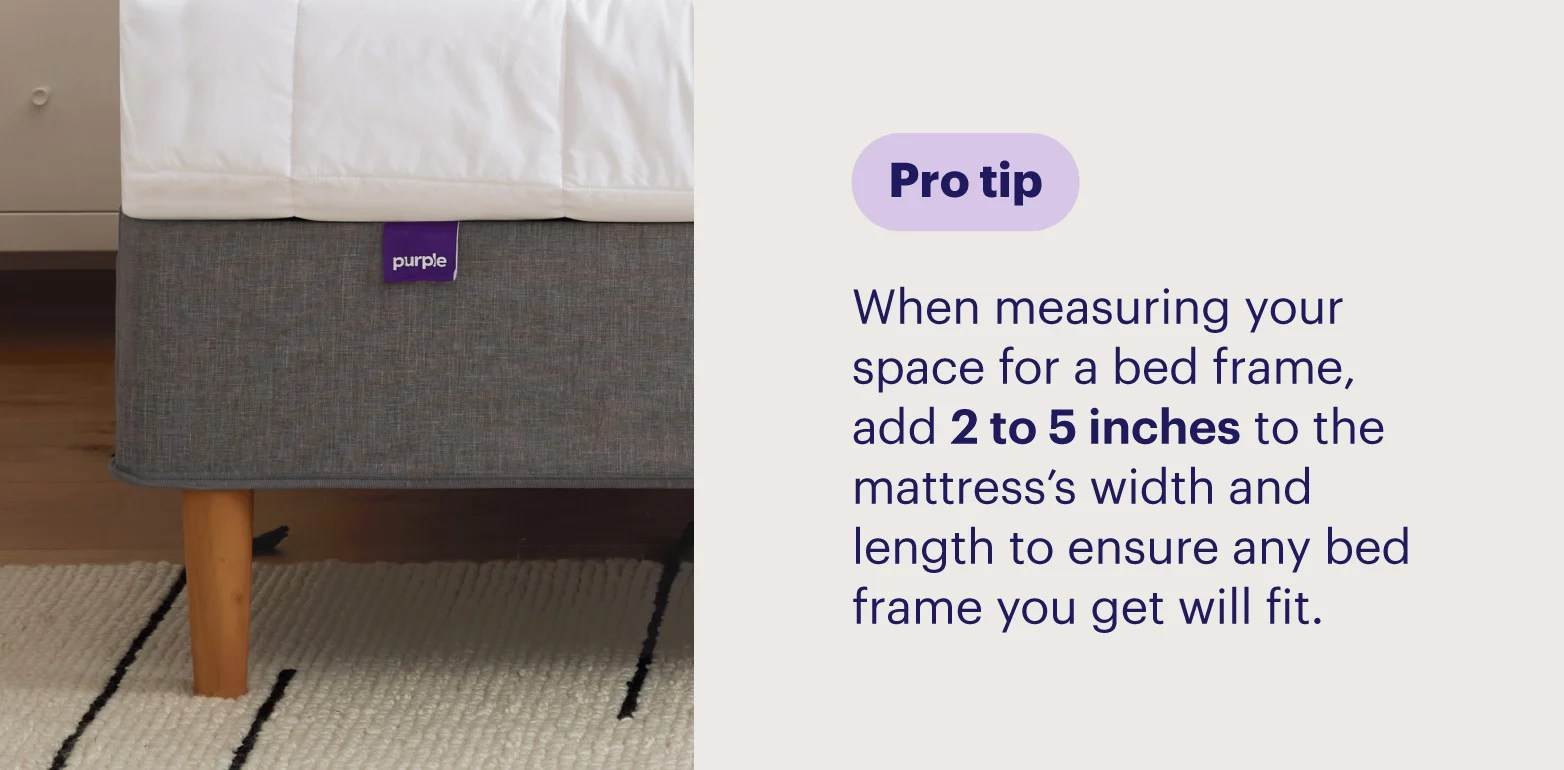 Bed Frame Sizes & Dimensions [Sizing Chart] Purple
