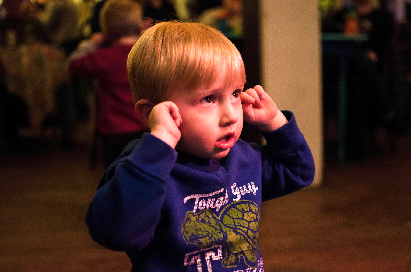 Kid with fingers in ears — Purple Fiddle