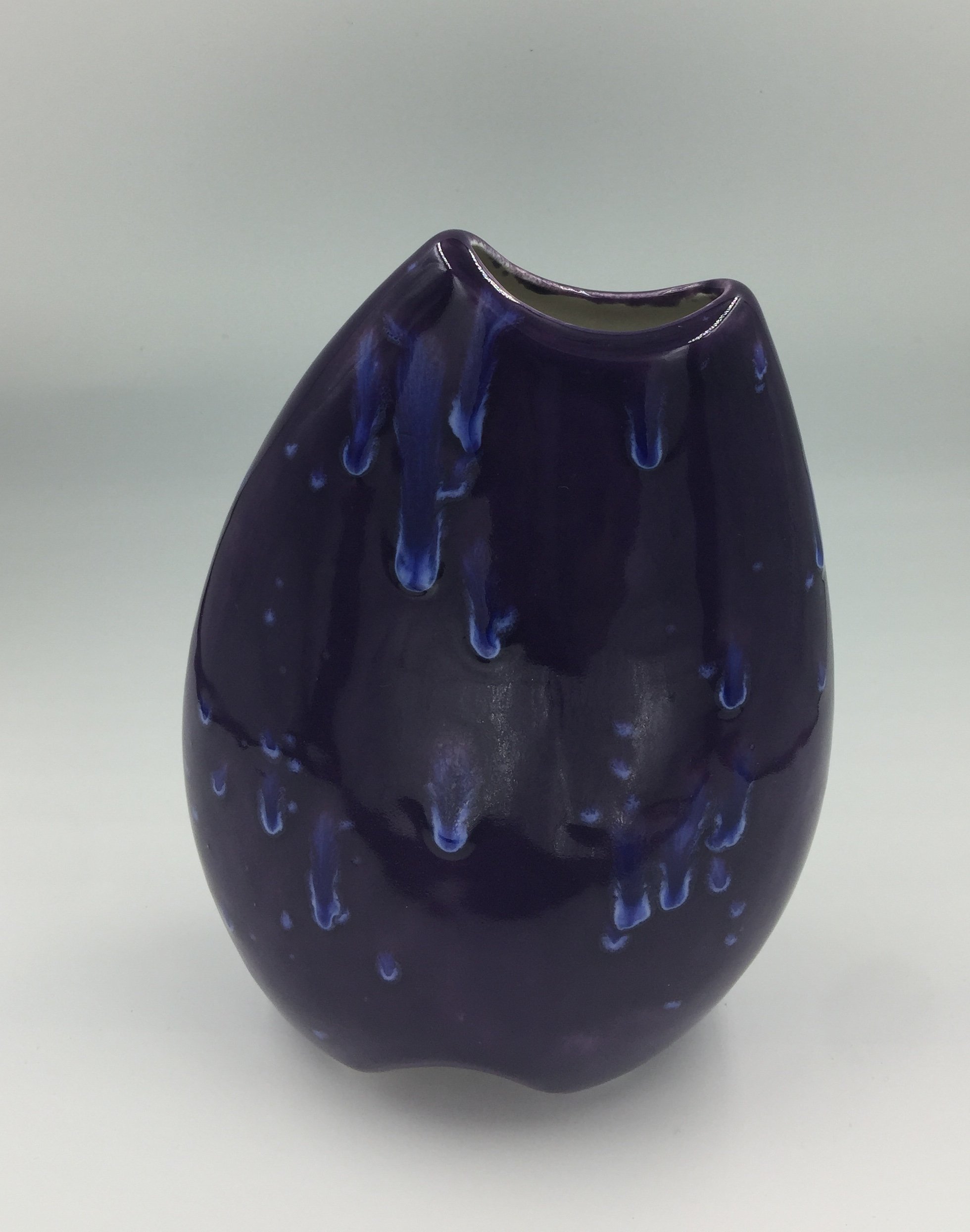 Purple Rainbow Pebble Vase Purple Rainbow