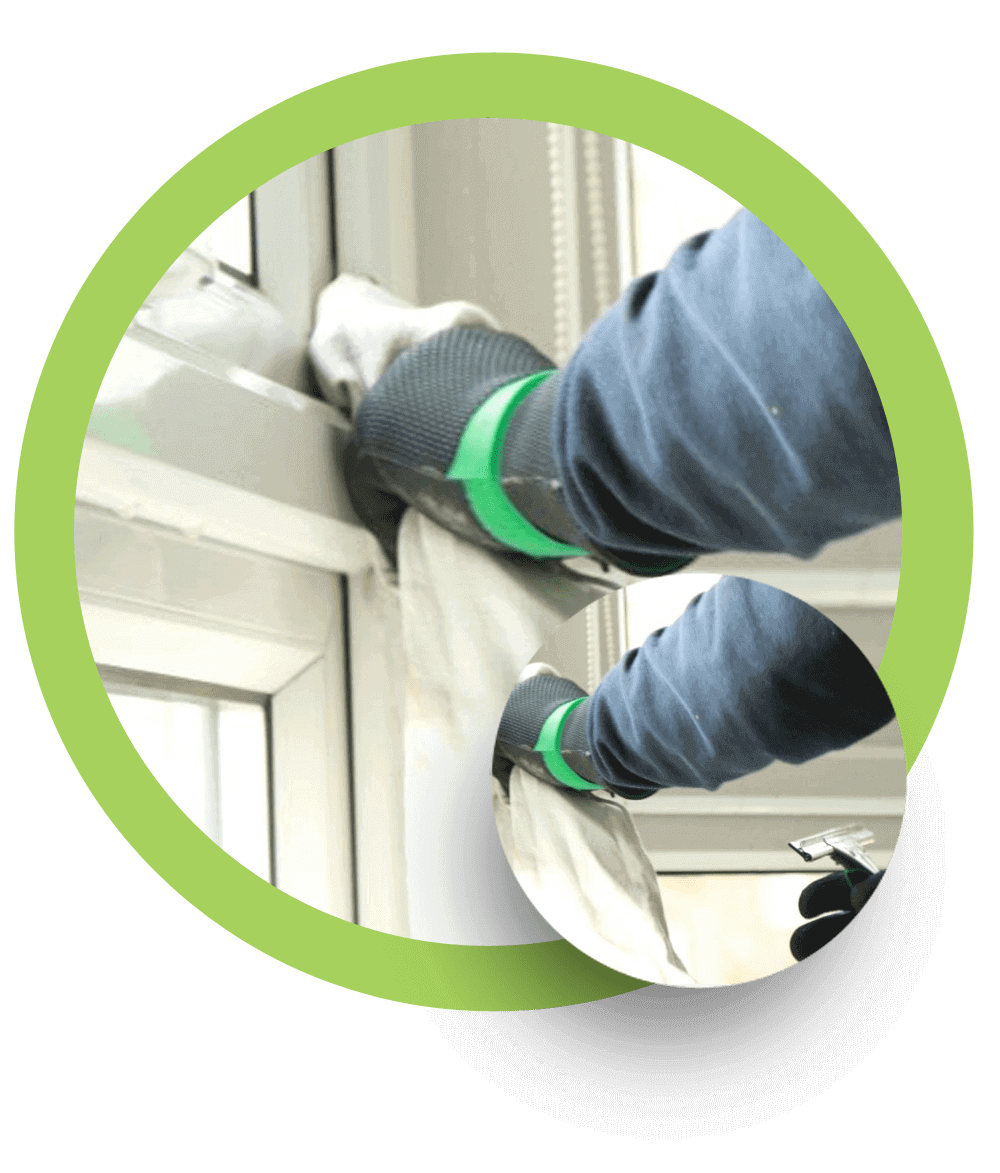 UPVC Cleaning Bradford Windows Frame Cleaning Purple Wellies