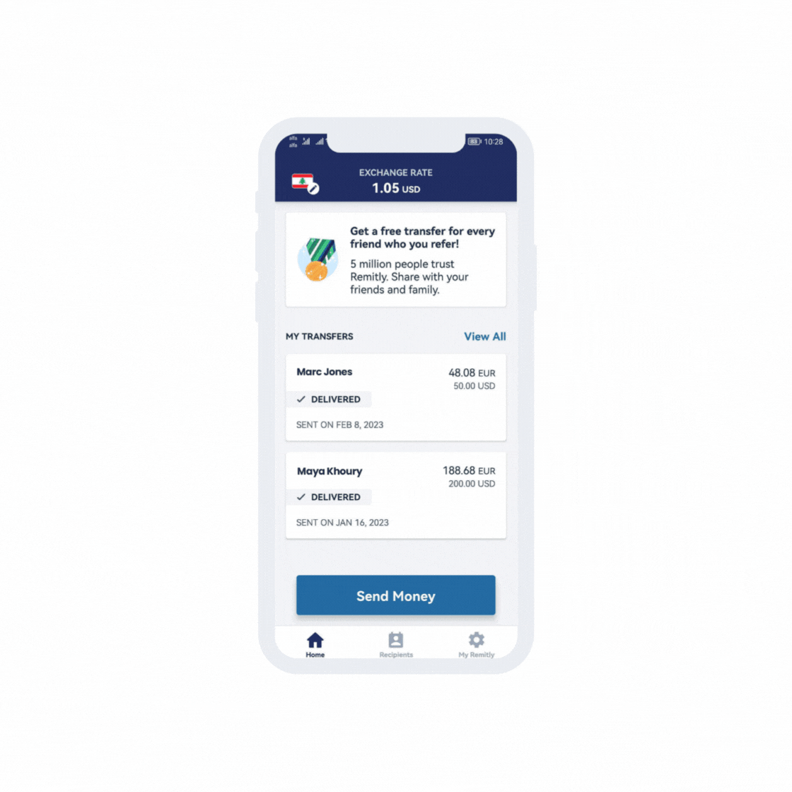 Send Money to Lebanon with Purpl and Remitly Purpl Lebanon