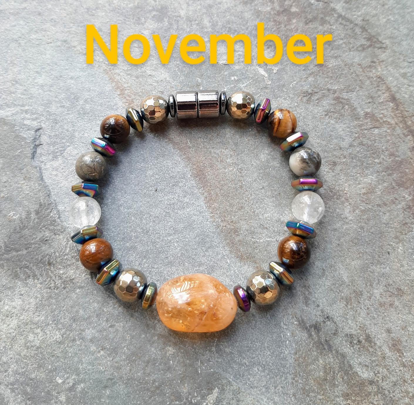 November Birthstone Bracelet Purpose Stones