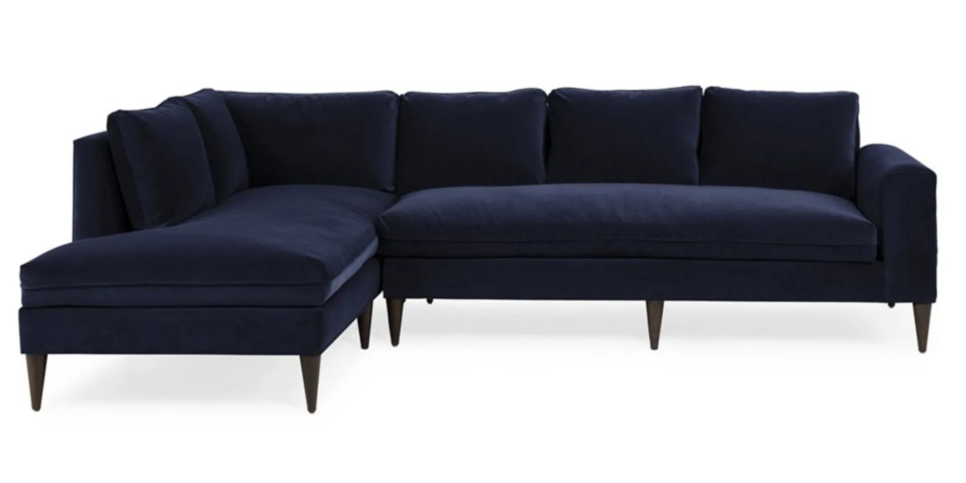 30+ Navy Blue Velvet Sectional Sofas To Suit Every Budget Pursuit Decor