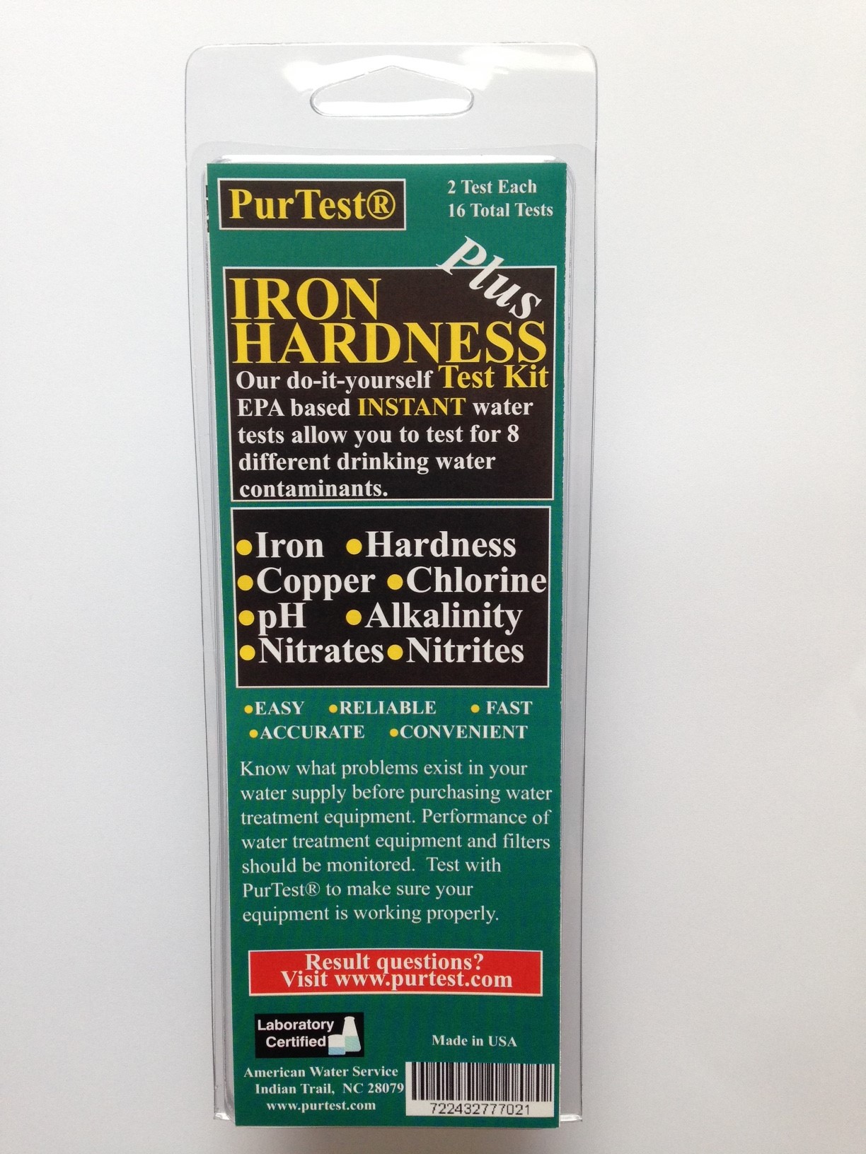 Iron Hardness Plus PurTest