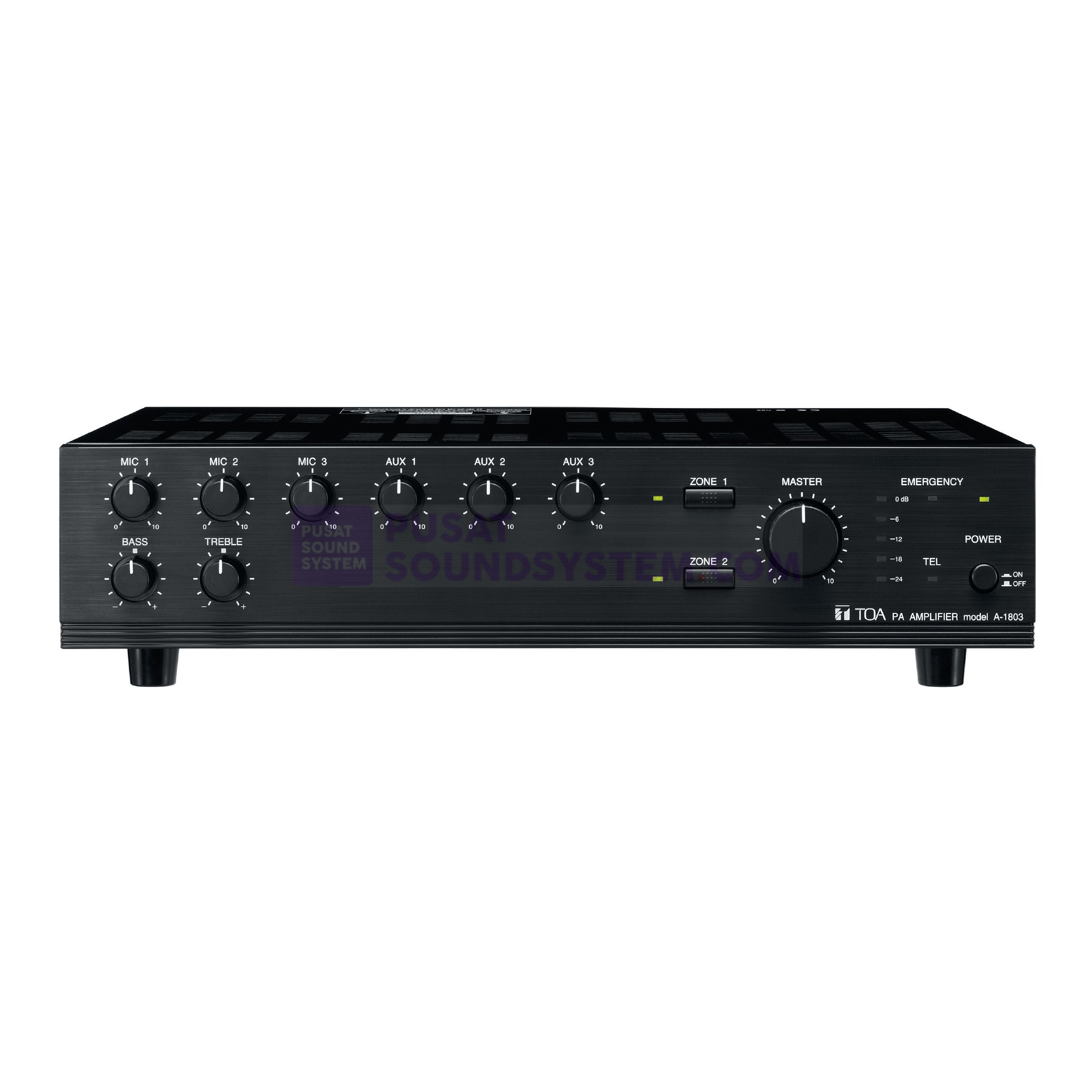 Jual TOA A 1803 Mixer Amplifier PA System 30 Watt