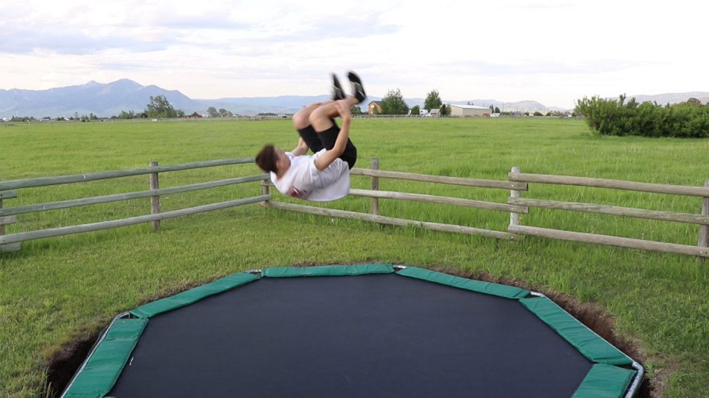 How to Frontflip on a Trampoline PUSH Action Sports Tutorials