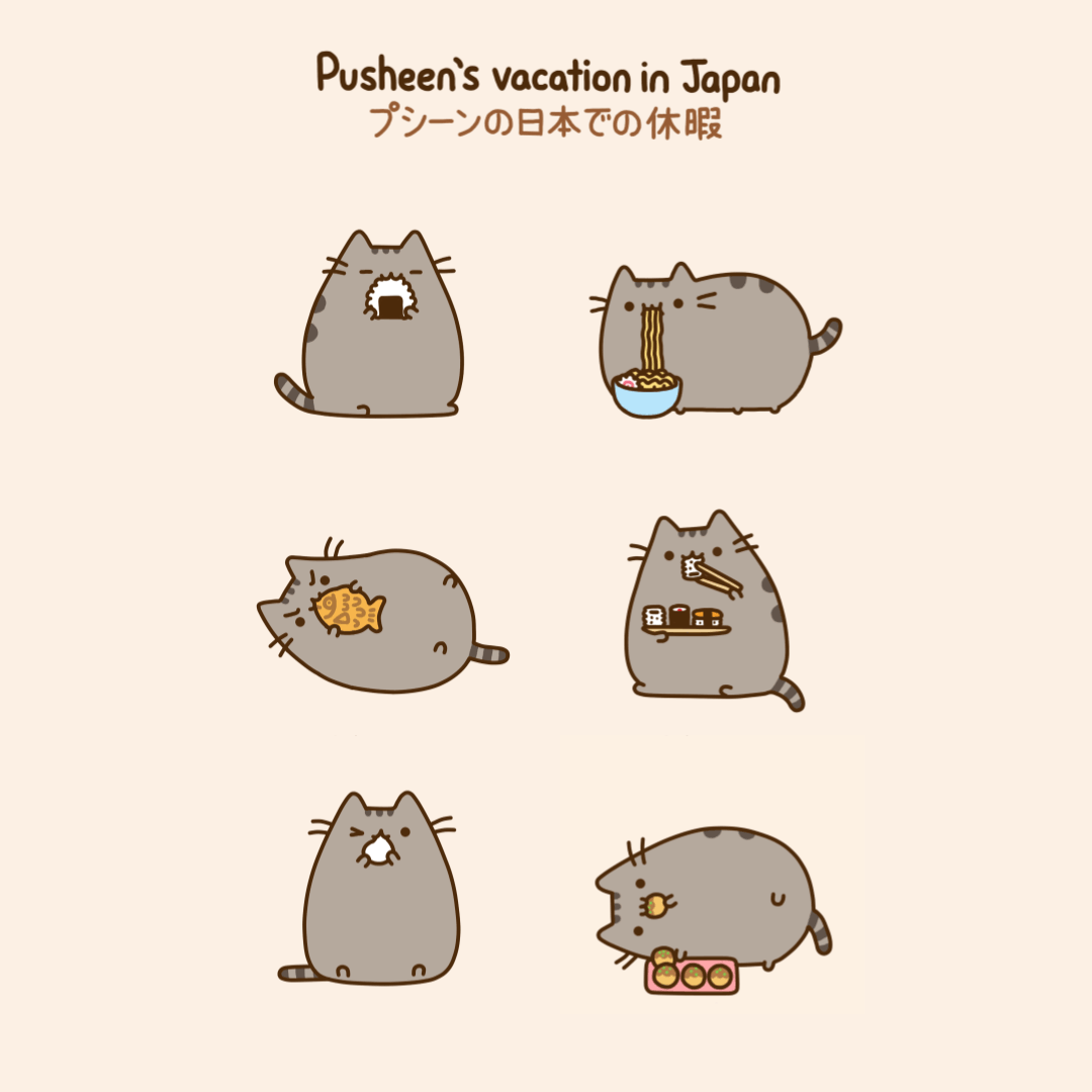 Pusheen Pusheen's Vacation in Japan Pusheen