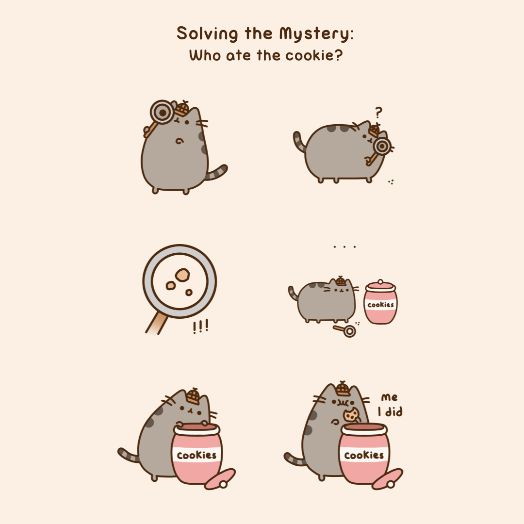 Pusheen Who ate the cookies?
