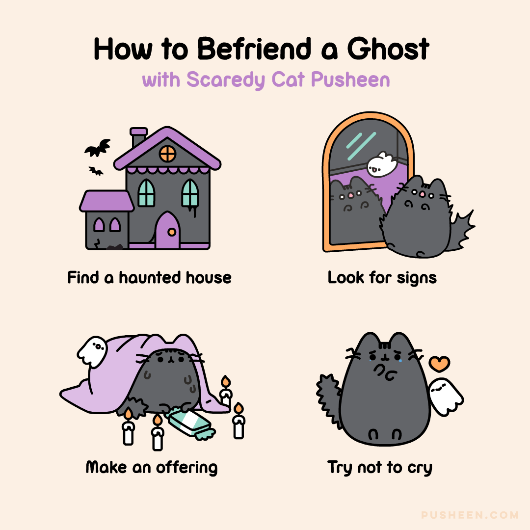Pusheen Halloween GIF Pusheen Halloween Cats Discover Share GIFs