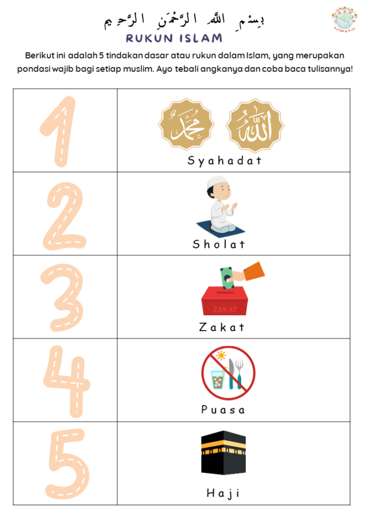 Printable Ramadhan Lembar Kerja Anak 50 Aktivitas Seru Ramadhanku