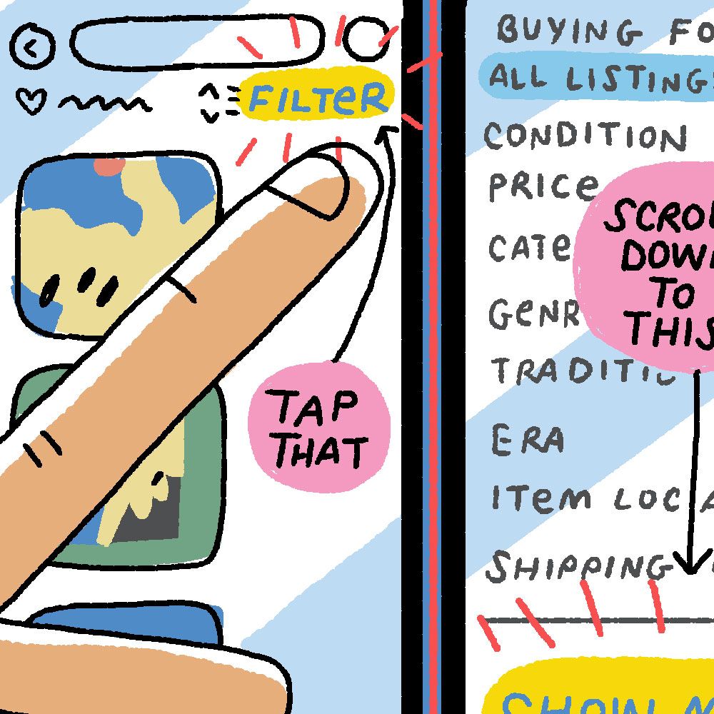 Style & Fashion Drawings eBay's Completed Listings Put This On