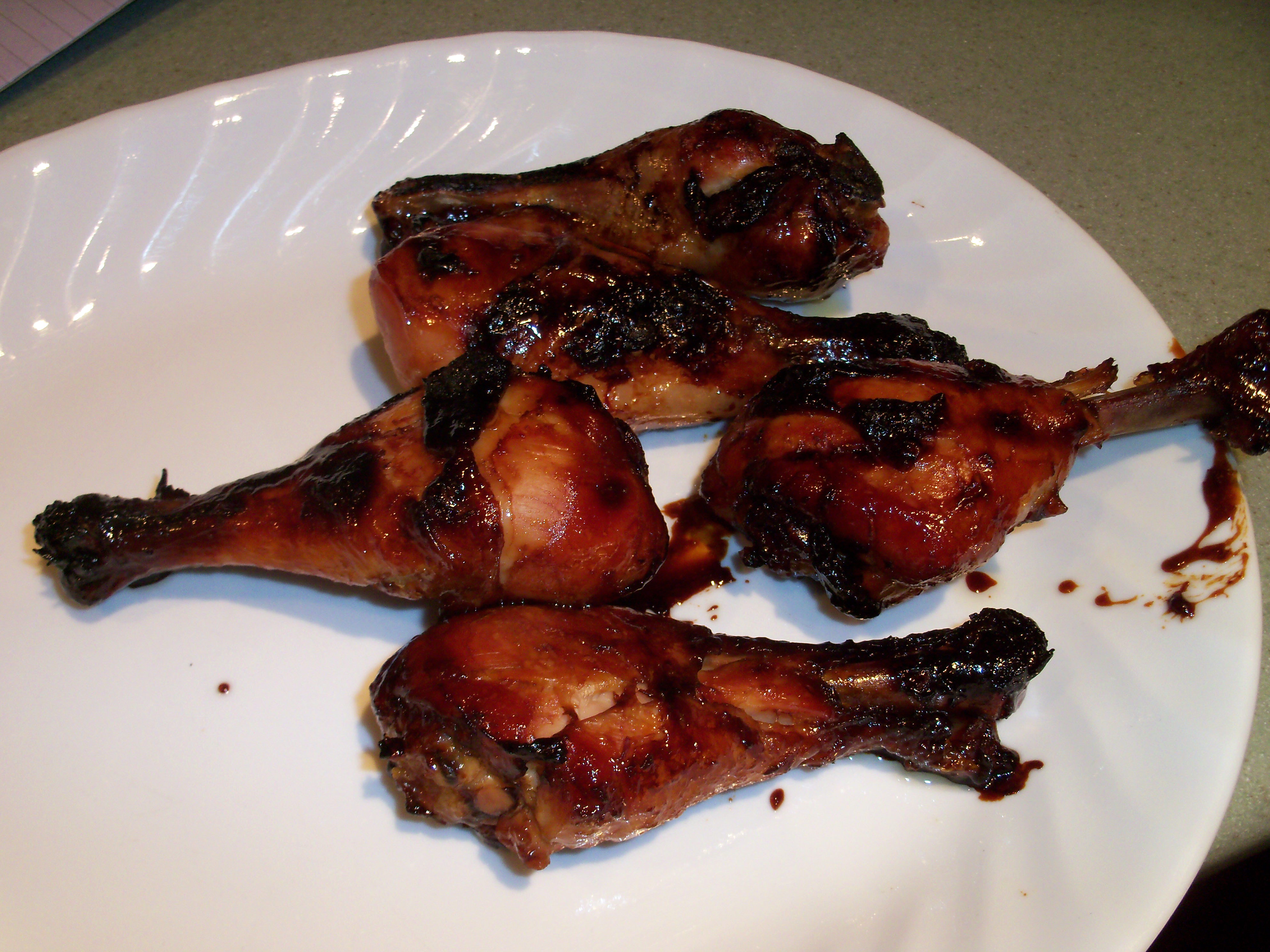 Sticky Chicken Legs/Wings Putting It All On The Table