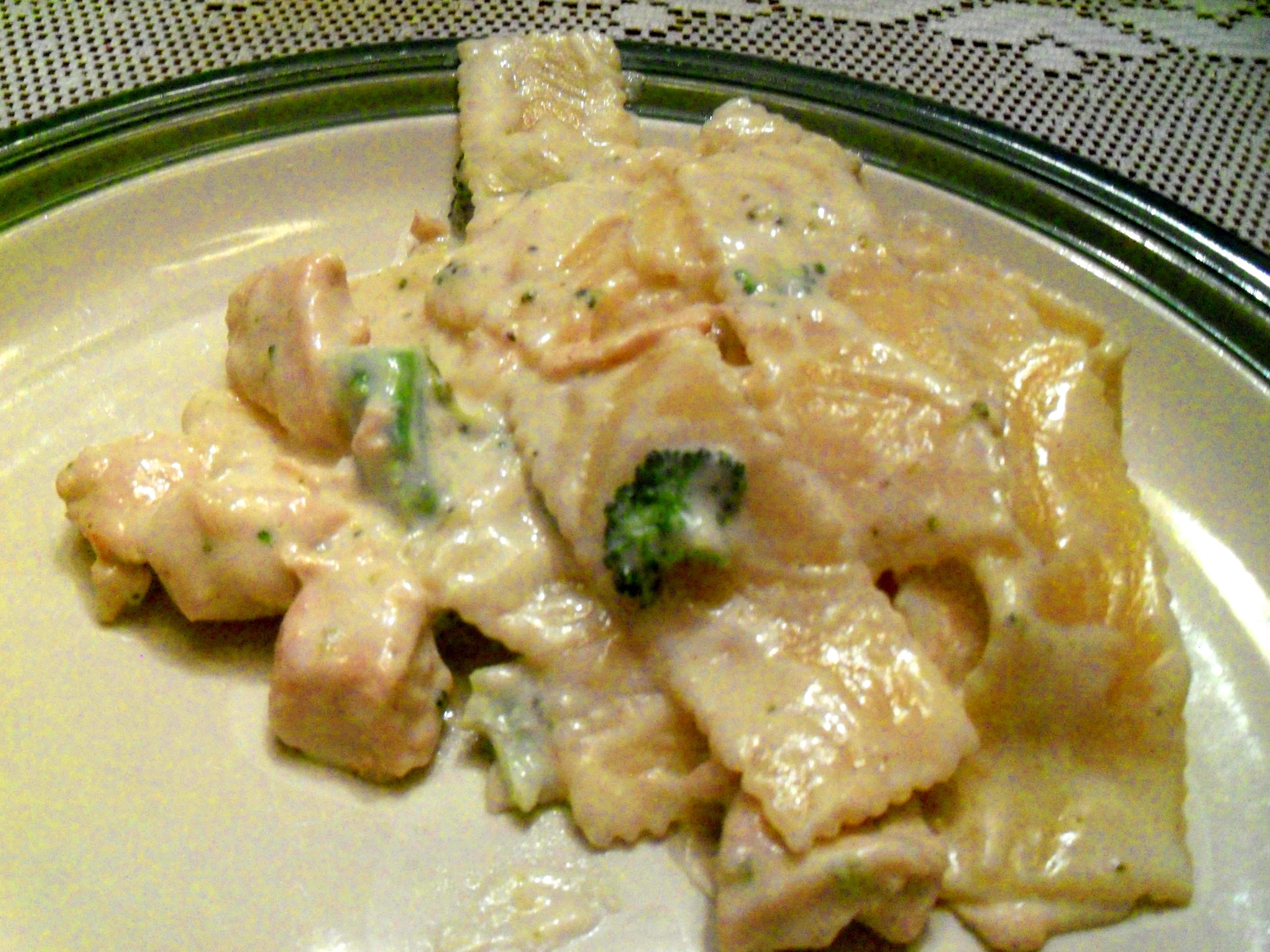 Pappardelle with Creamy Chicken Sauce Putting It All On The Table