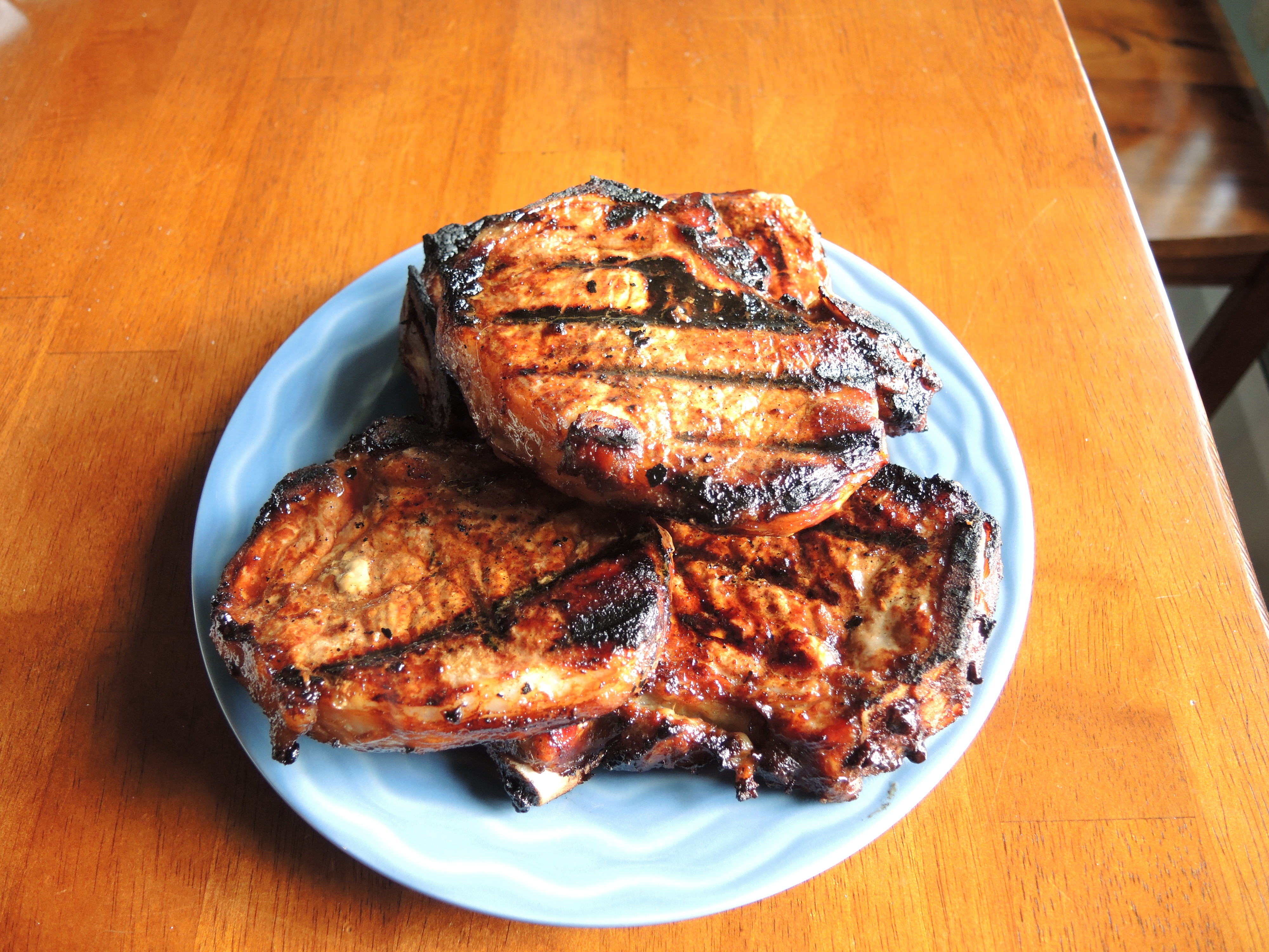 Molasses Marinated Pork Chops Putting It All On The Table