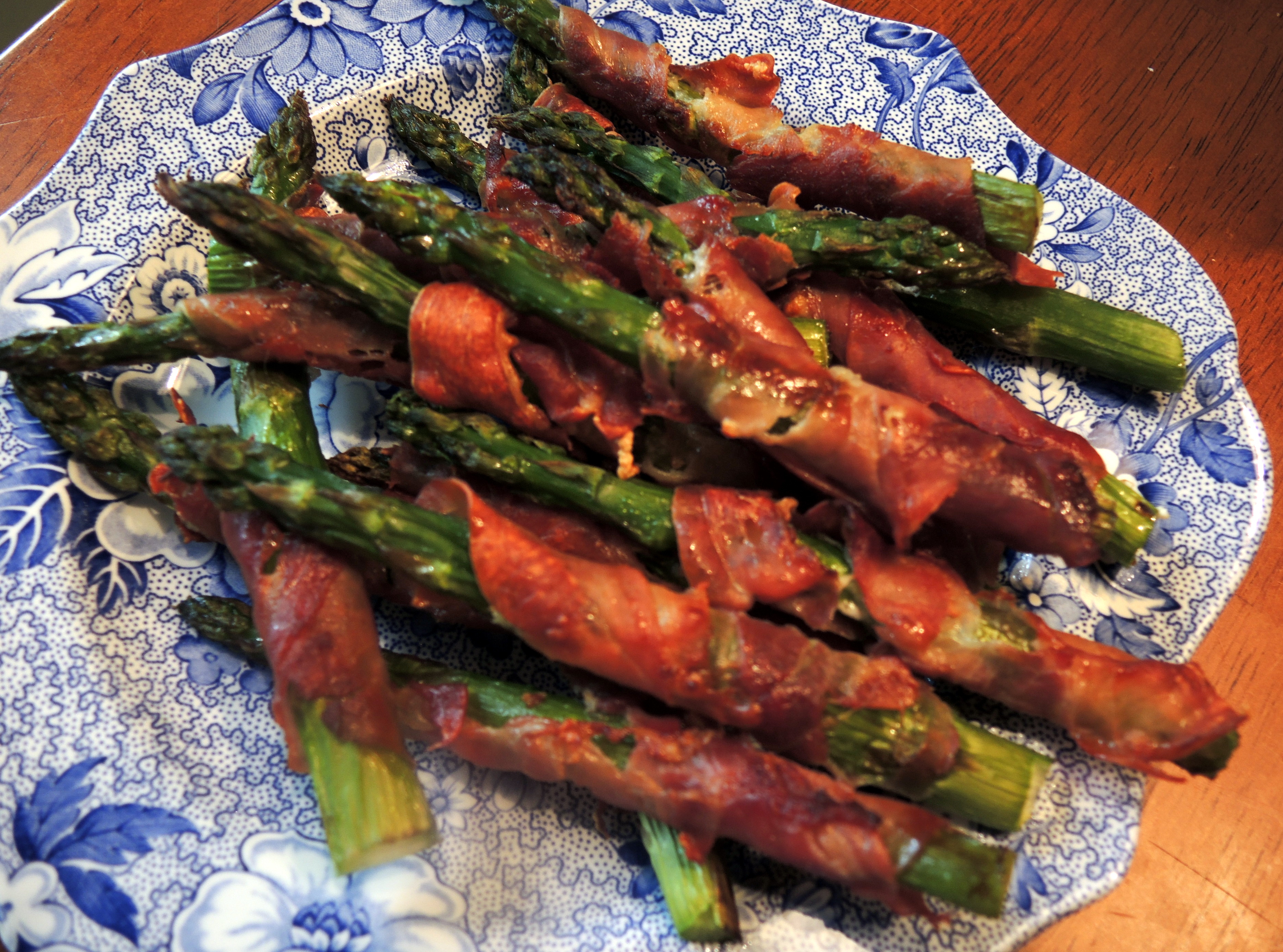 Asparagus Wrapped in Goat Cheese and Prosciutto Putting It All On The