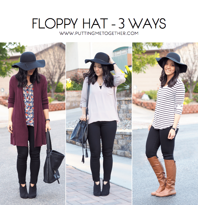 How To Wear Black Floppy Hat