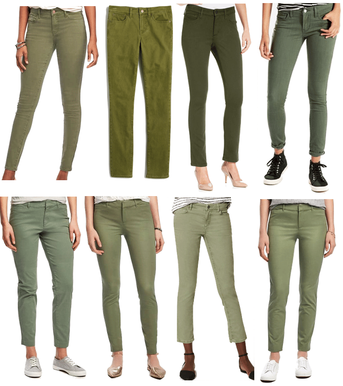 Outfits With Olive Jeans in the Spring Putting Me Together