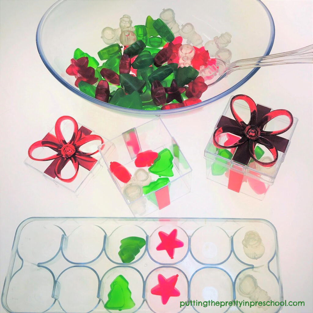 Christmas Light Table Activity