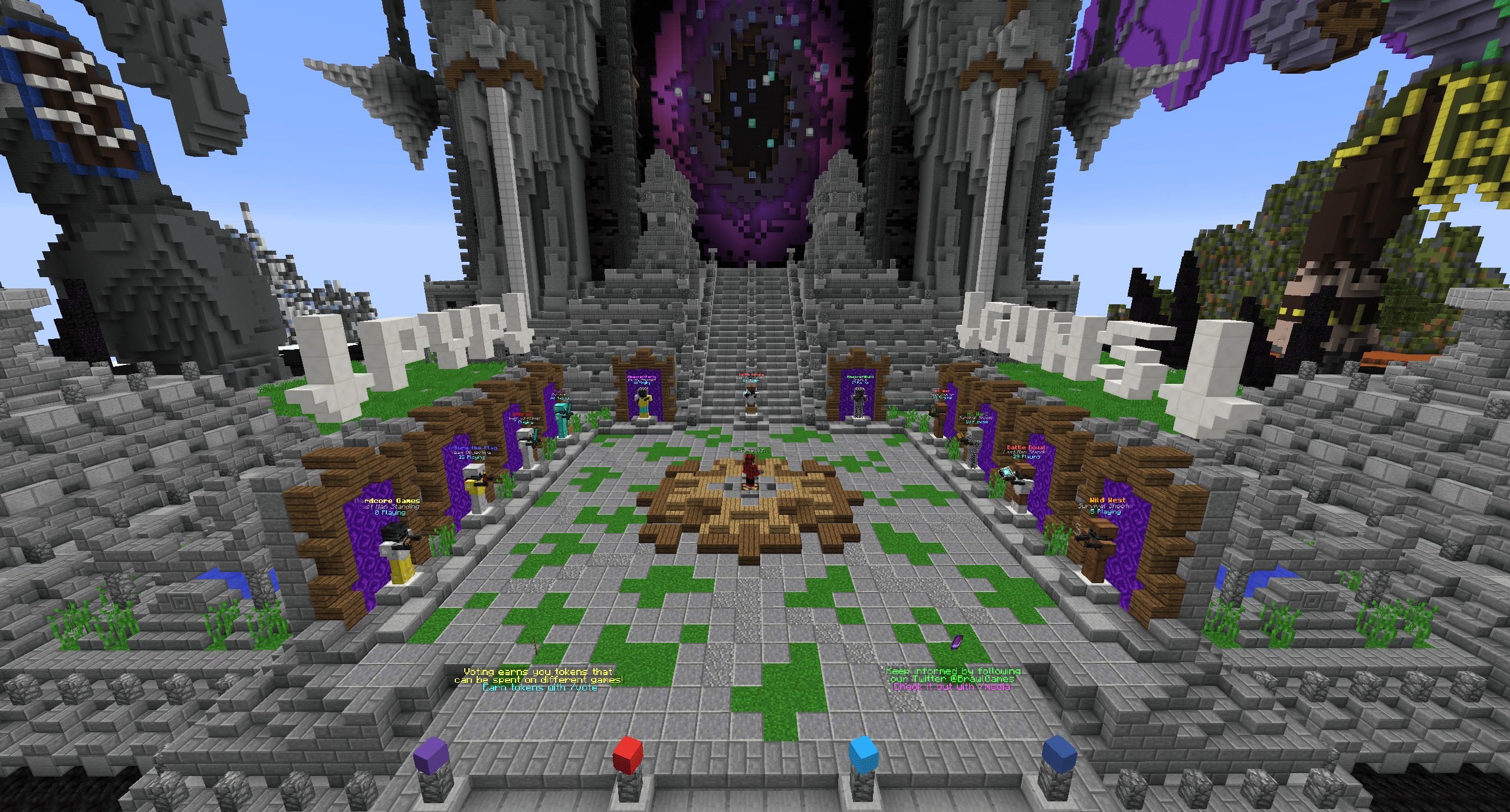 Lobby Updated! Brawl Games Minecraft Server Network