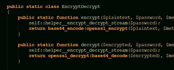Twoway Encryption/Decryption between PHP and C (sharp) Puvox Blog