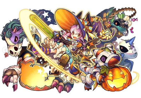 ハロウィンキャラクター | ハロウインのイラスト | Skillots 新ハロウィンキャラのイラストをインスタグラムで公開！ | パズドライフ