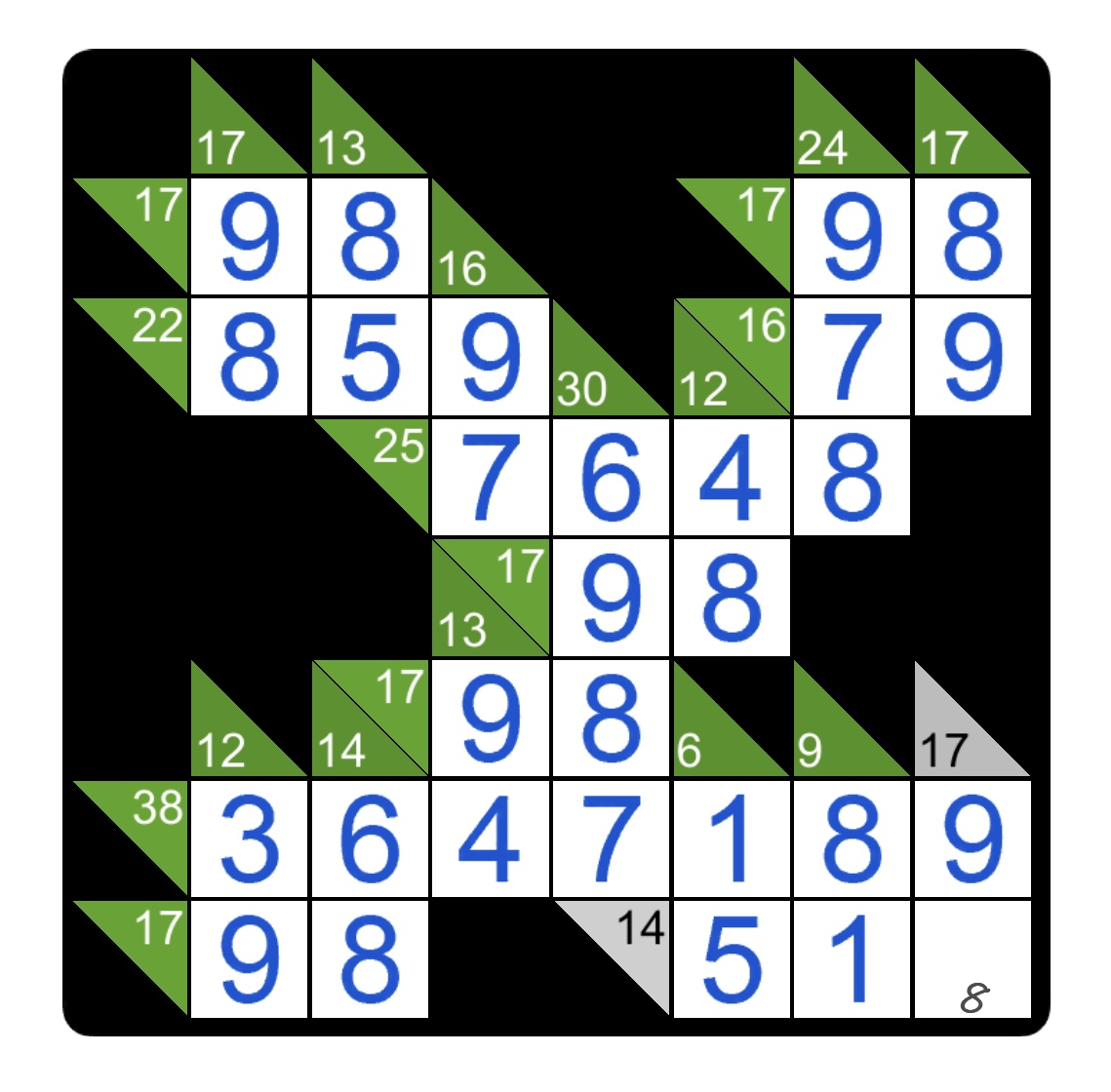 Puzzle Page Kakuro December 11 2021 Answers