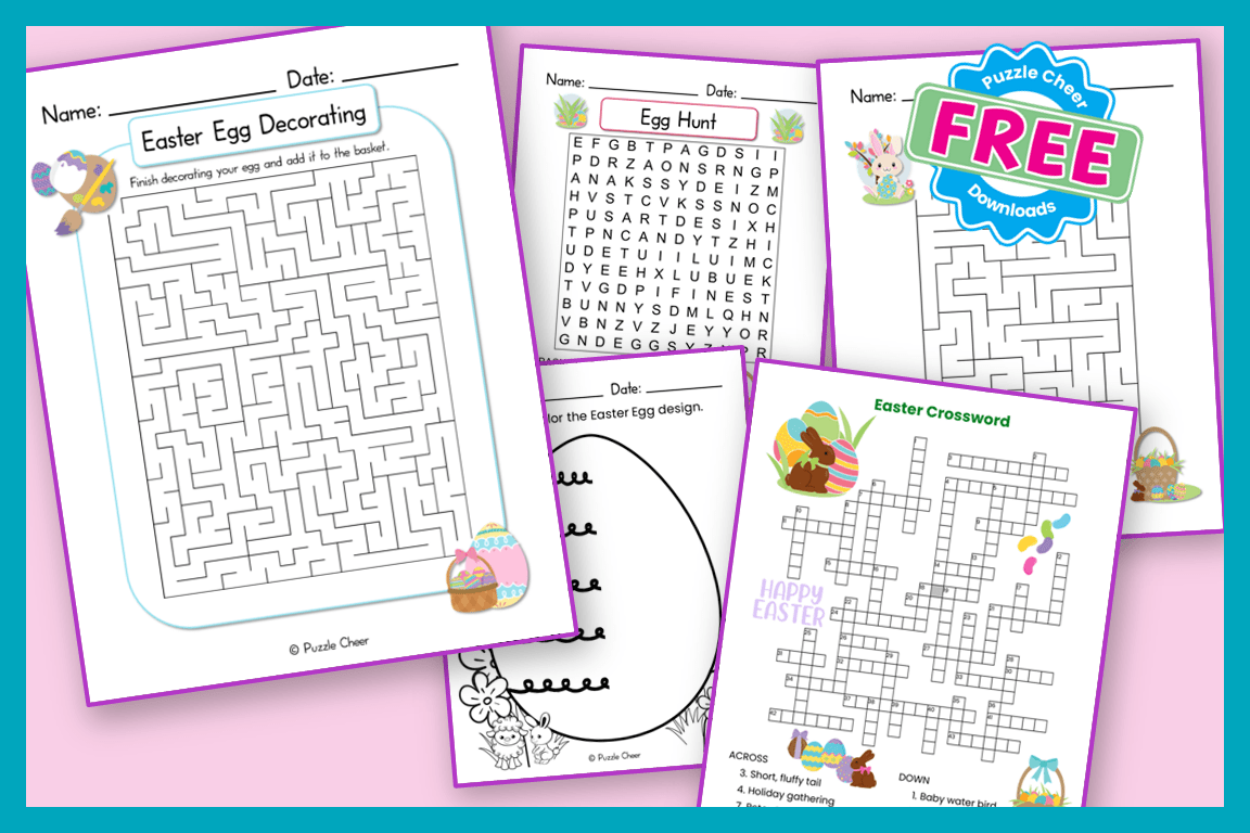 Fun Easter Puzzles for Kids and Adults Puzzle Cheer