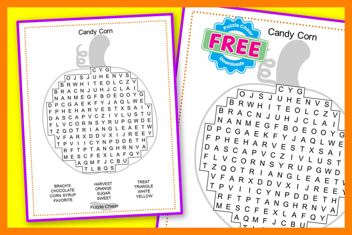 55+ Halloween Word Search Puzzles - Puzzle Cheer