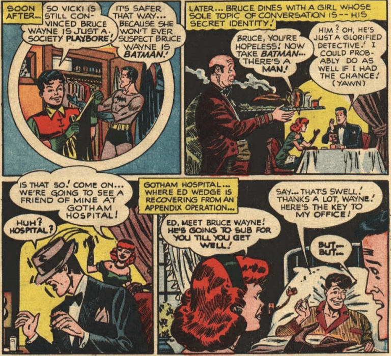 Issue 155 “Bruce Wayne, Private Detective” PUZZLED