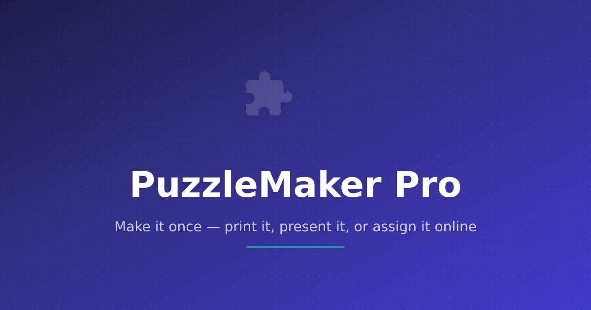 Free Printable Christmas Puzzles (12) PuzzleMaker Pro