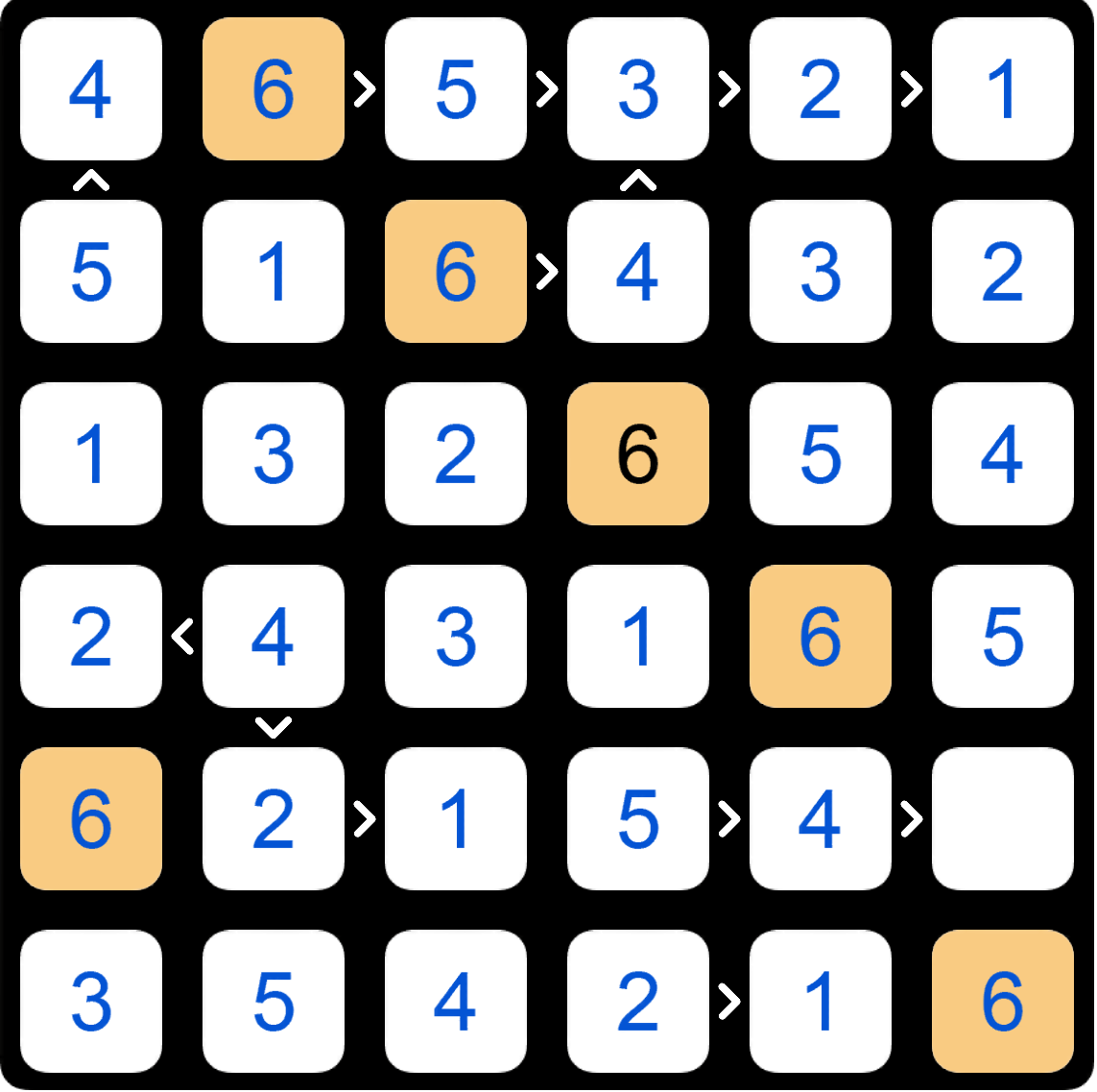 Puzzle Page Futoshiki June 13 2020 Answers