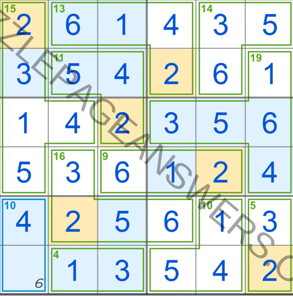 Puzzle Page Killer Sudoku June 1 2019 Answers Puzzle Page Answers