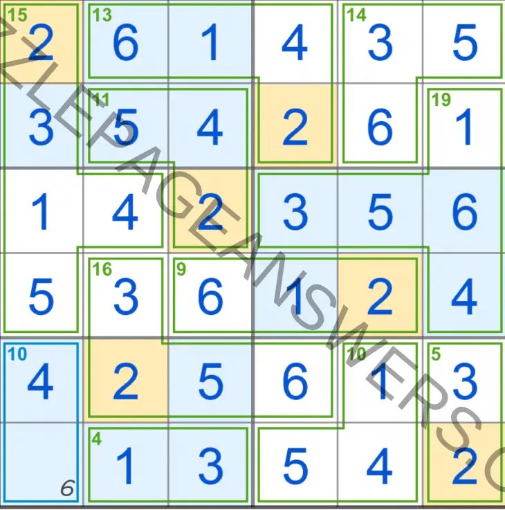 Puzzle Page Killer Sudoku June 1 2019 Answers Puzzle Page Answers