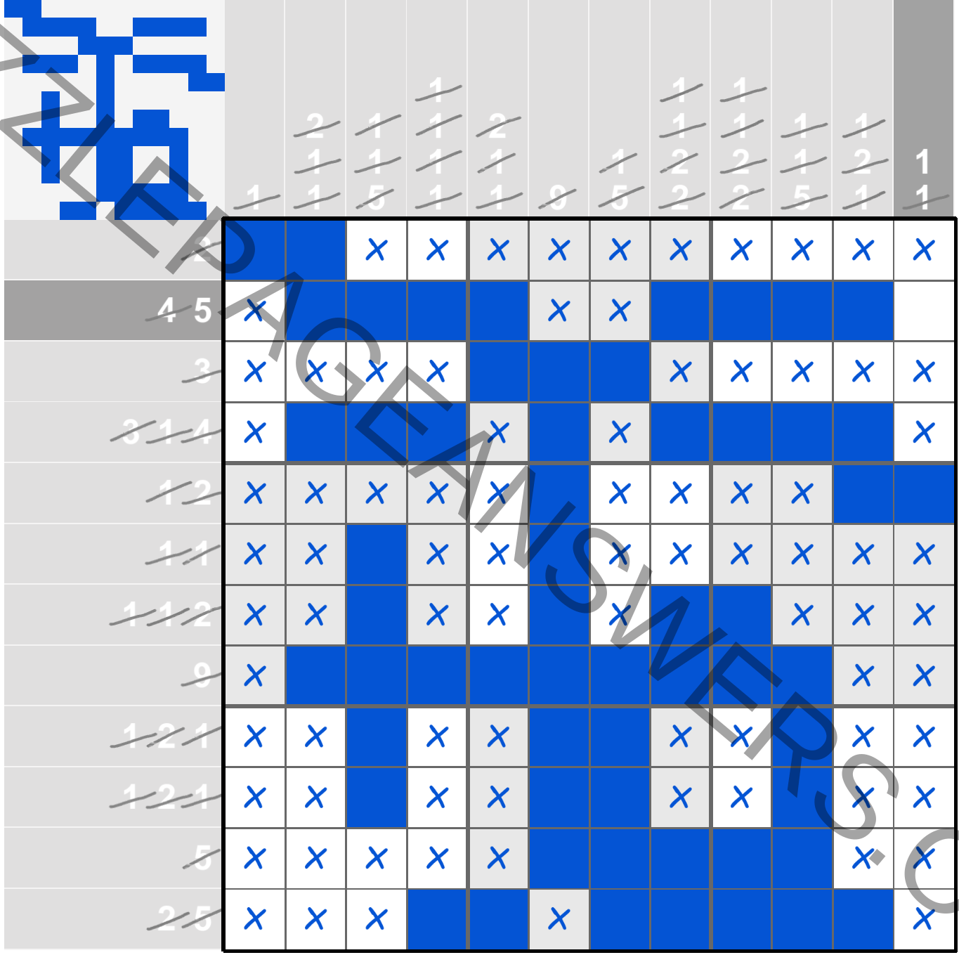 Puzzle Page Picture Cross November 3 2019 Answers Puzzle Page Answers