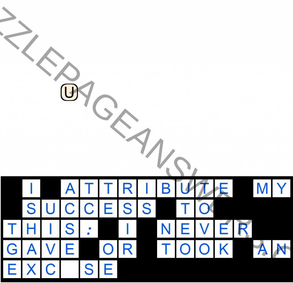 Puzzle Page Quote Slide January 2 2020 Answers Puzzle Page Answers