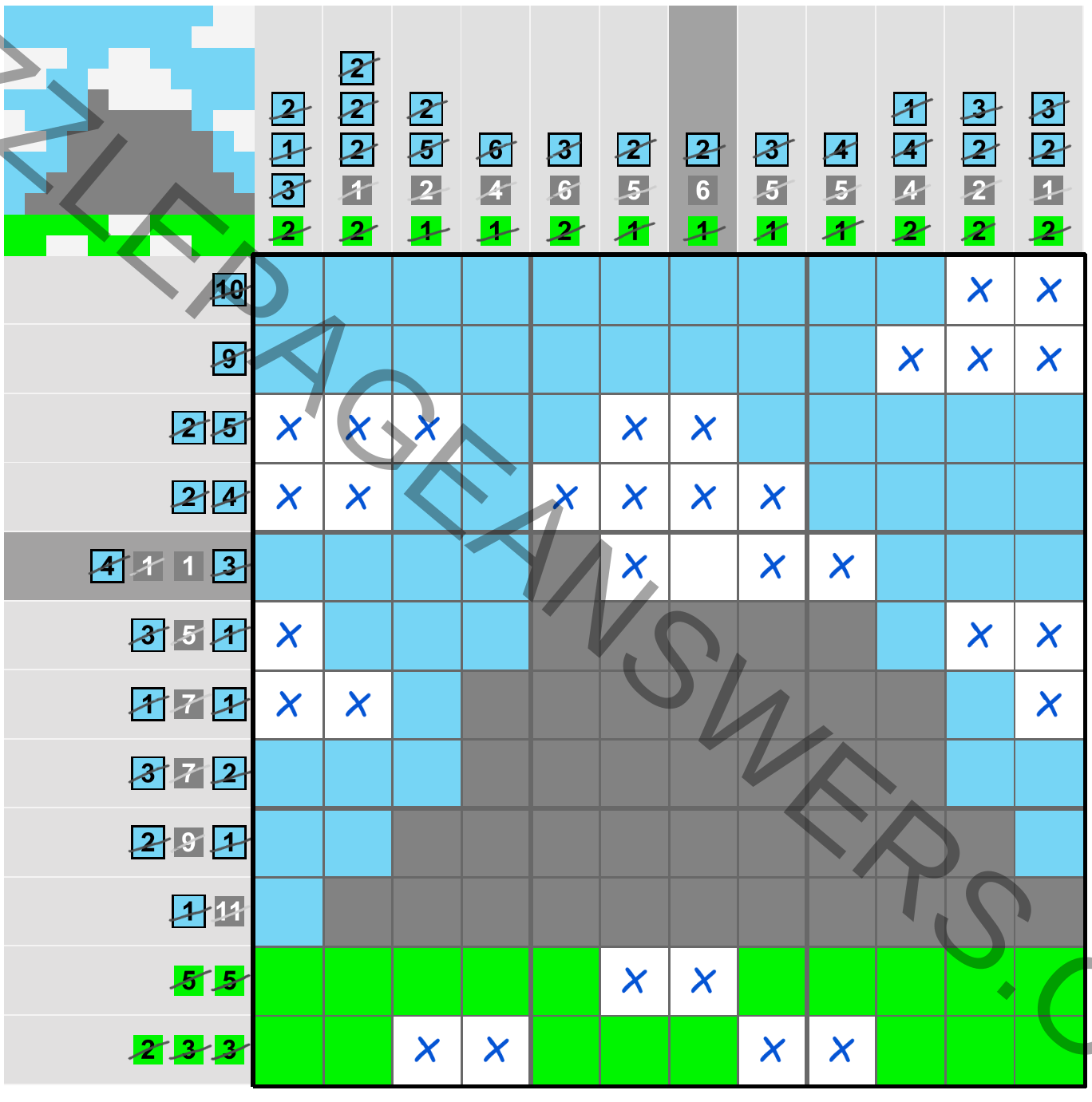 Puzzle Page Picture Cross March 28 2020 Answers Puzzle Page Answers