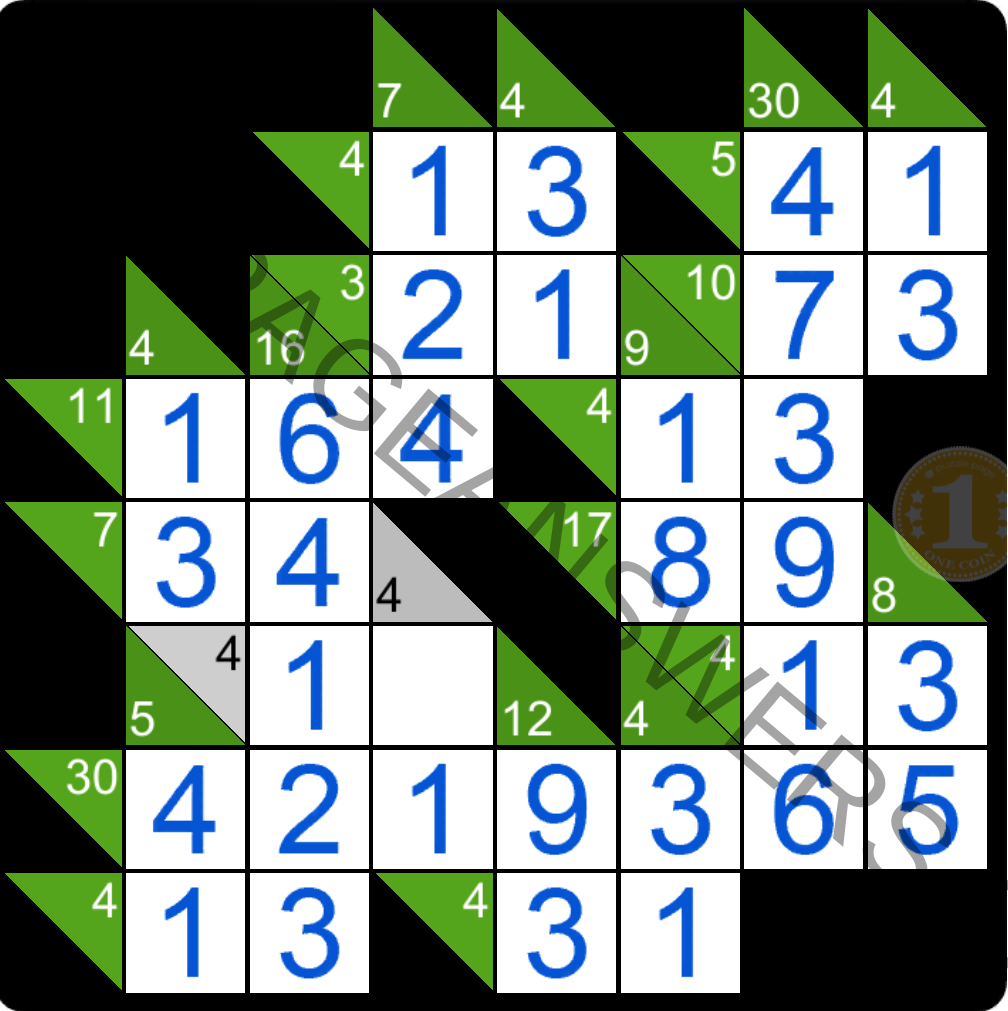 Puzzle Page Kakuro August 15 2020 Answers Puzzle Page Answers