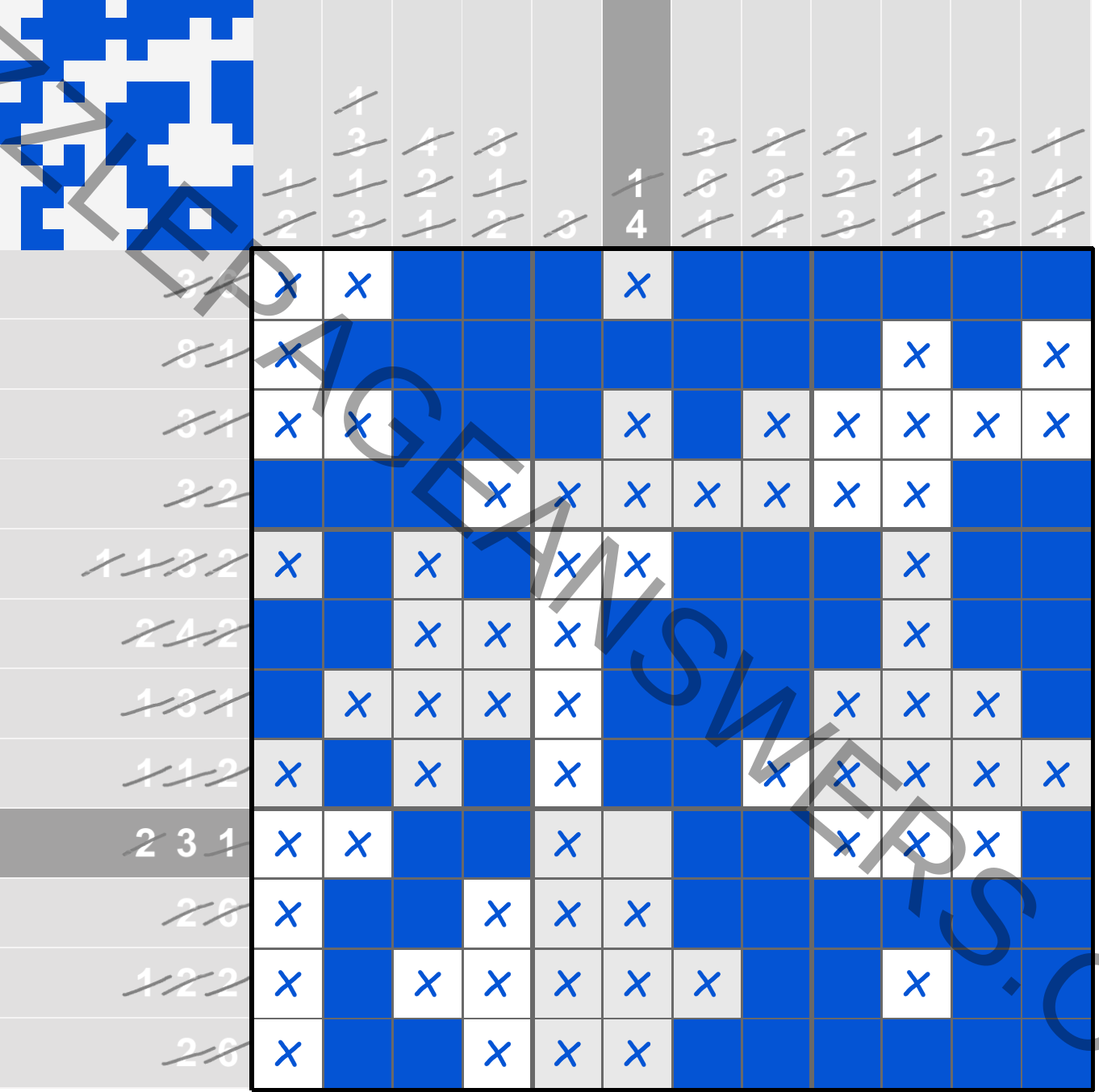 Puzzle Page Picture Cross January 10 2021 Answers Puzzle Page Answers