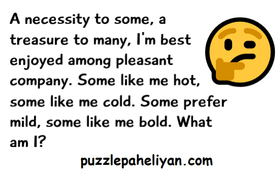 A Necessity to Some, a Treasure to Many Riddle Puzzle Paheliyan