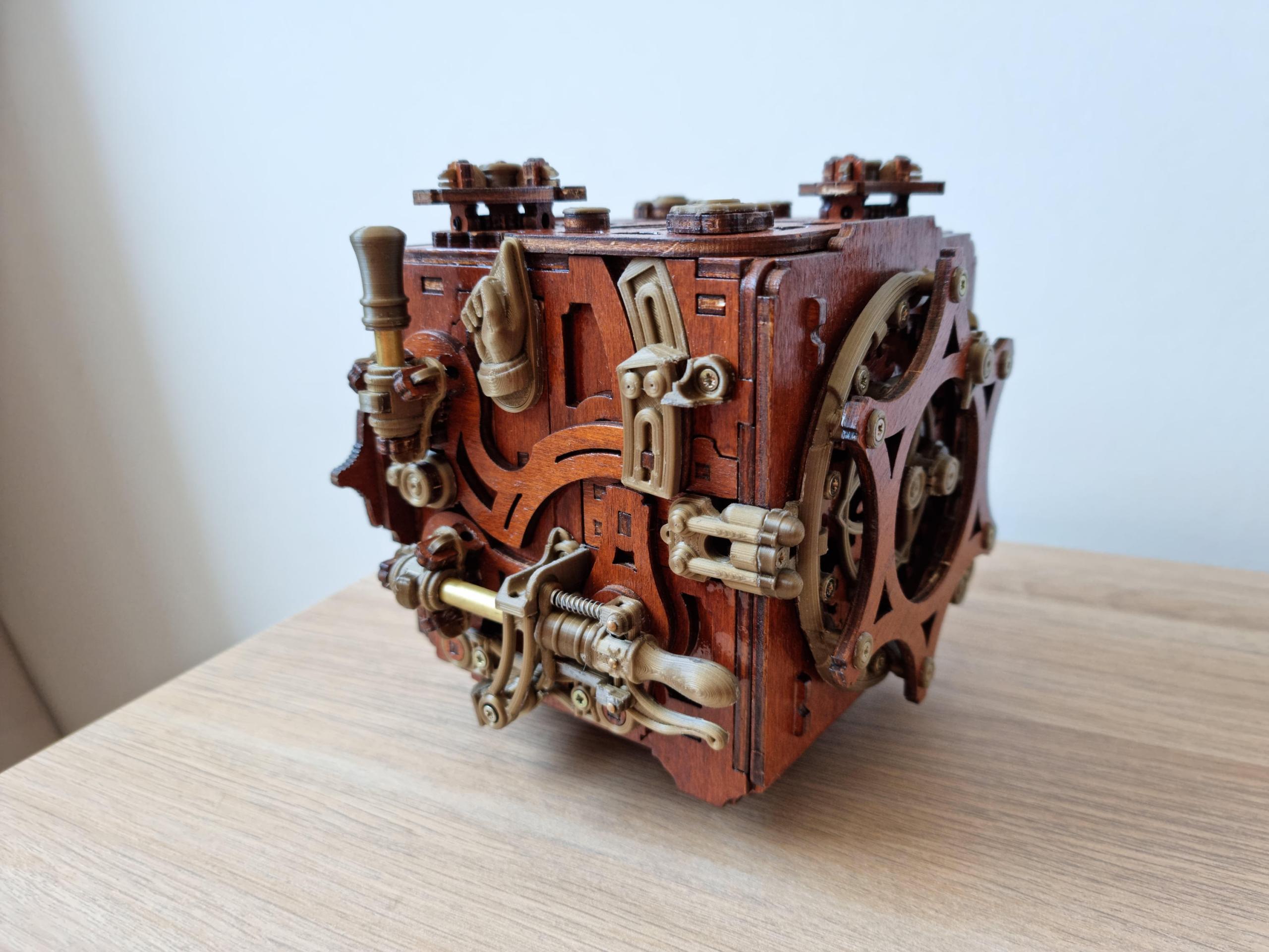 Steampunk Puzzle Box Mecanigma