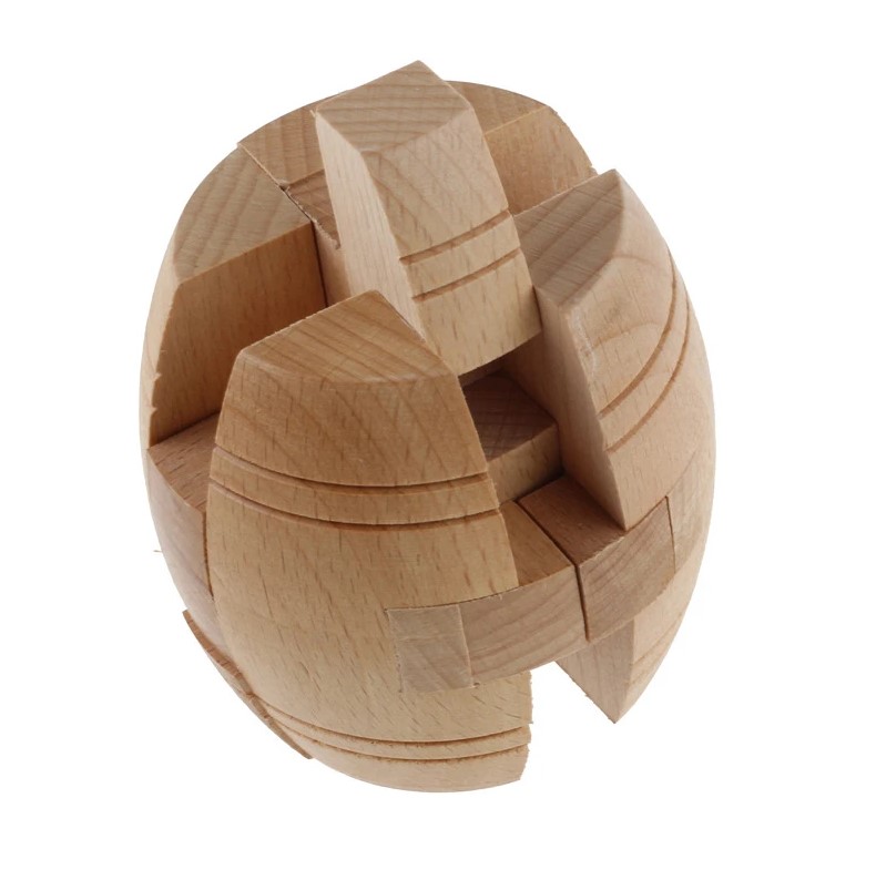 Barrel Puzzle Wooden Interlocking Brain Teaser in Australia