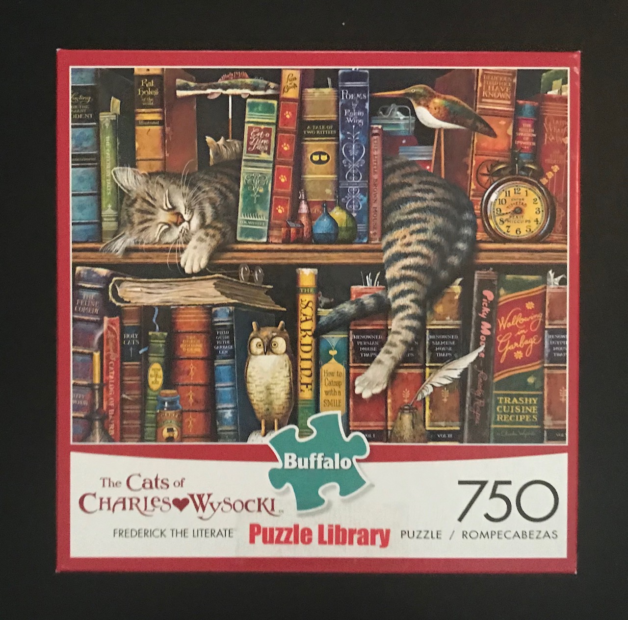 70048 Buffalo 24" x 18" The Cats of Charles Wysocki Frederick the Literate 750 Piece