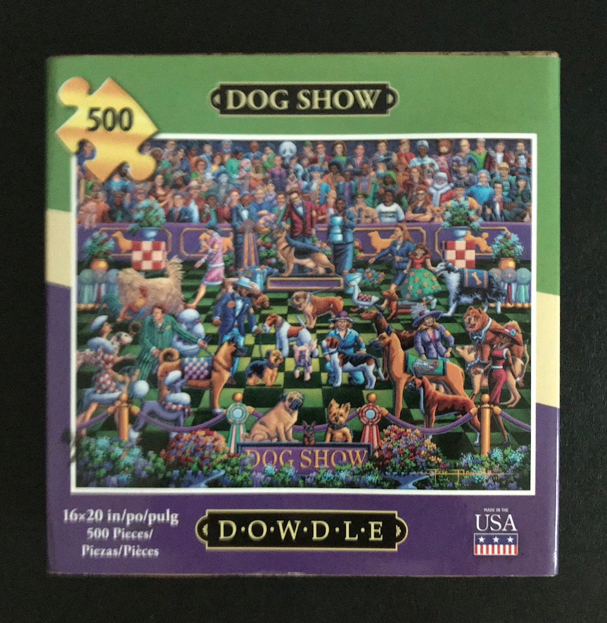 50055 Dowdle 16" x 20" Eric Dowdle Dog Show 500 Piece
