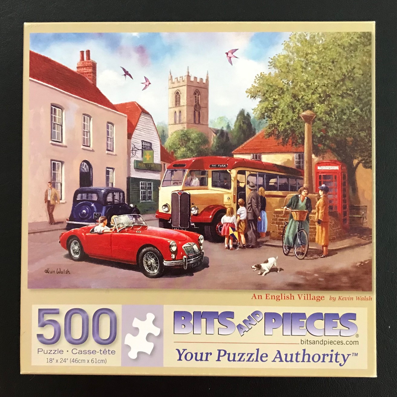 50008 Bits and Pieces 18" x 24" Kevin Walsh An English Village